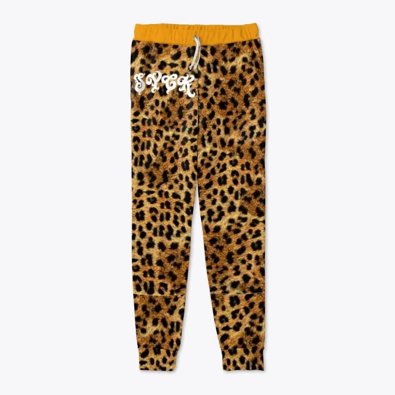 SYCK Leopard Joggers